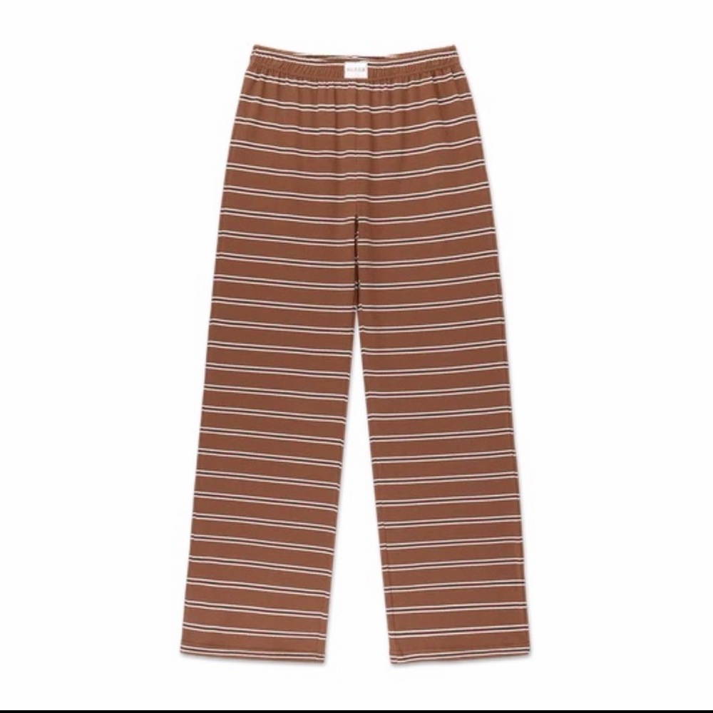 Classic Brown Striped Boxer Pants